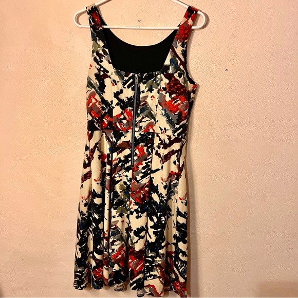 MAEVE Anthropologie Capelle Dress Med Fit & Flare Pockets Sleeveless Knee Length - Picture 4 of 11